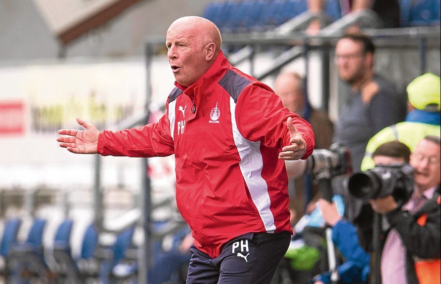 Falkirk manager Peter Houston will be prepared for his old club’s visit.