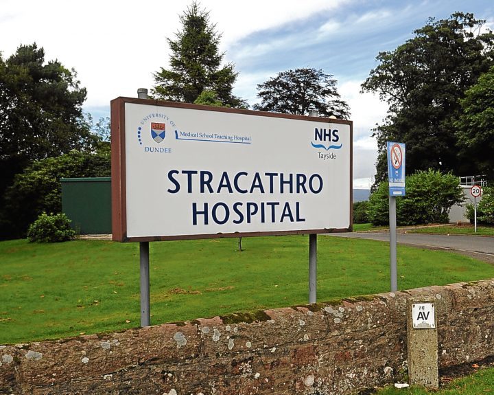 Stracathro Hospital in Angus, where the mortality rate was worse than before.