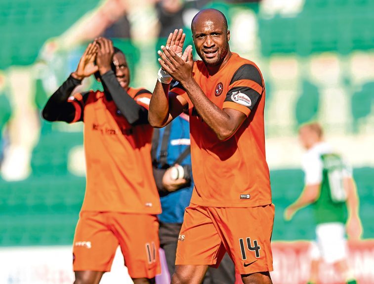 William Edjenguele has been a rock in the Dundee United defence.