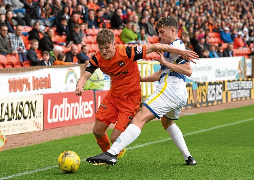 Blair Spittal has played 25 times for Dundee United this season.