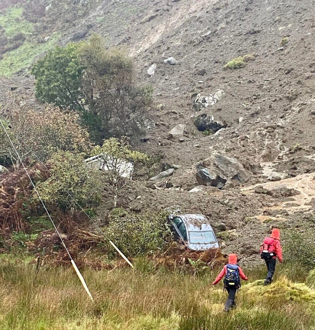 Landslide Closes A Oban To Lochgilphead Road