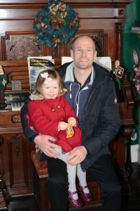 Amelia, 3, and her dad Donald McLean.