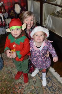 Maggie Wilkieson with her grandson Finlay, 4 and granddaughter Robyn 3.