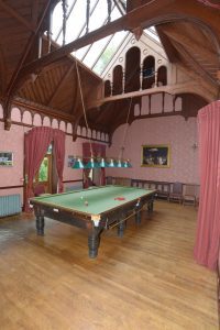 Achamore House's billiard room.