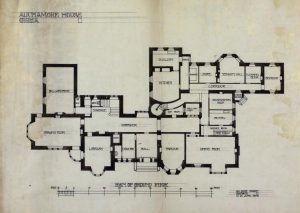 The floor plan which was in Mackintosh's hand and was in his possession.