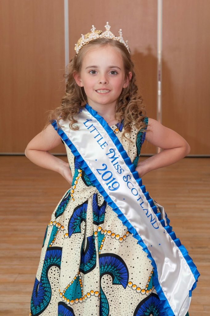 Lochgoilhead’s Ava McNaught is crowned Little Miss Scotland