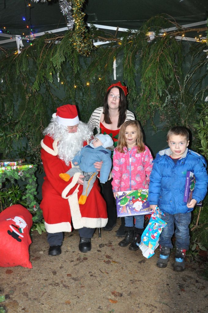 Young Louis along with his sister Darci and brother Corey tell Santa what's on their Christmas list