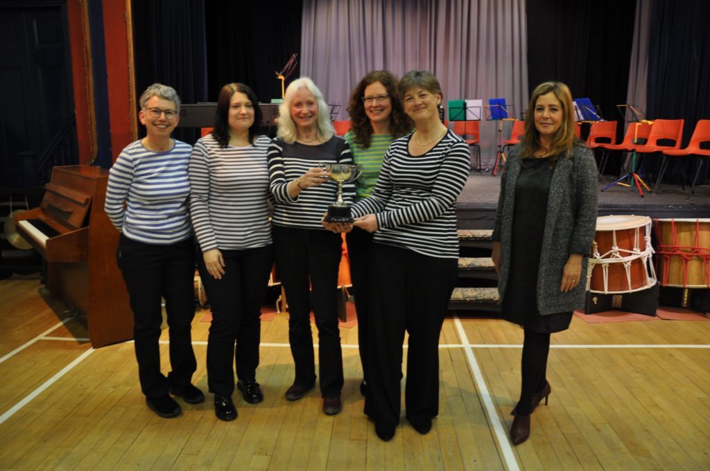 Worthy winners of the Festival Salver were the harmonic voices of the Vivace ensemble