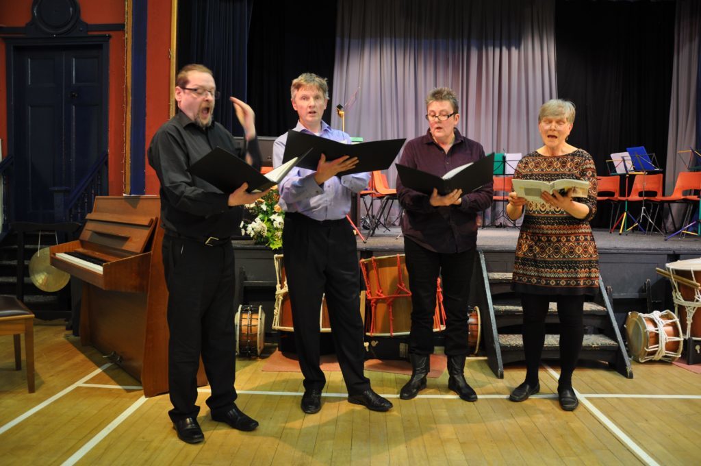 Ancadasa Quartet performed The Evening Primrose in memory of its composer