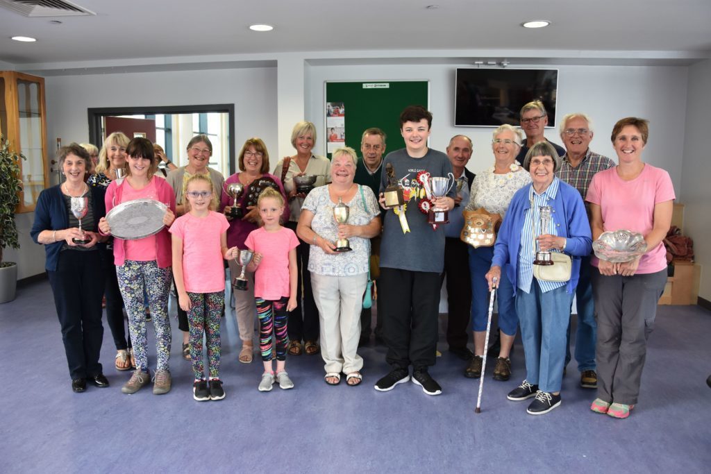 AUGUST - All of the trophy winners at the 2018 Arran Horticultural Society Summer Show.