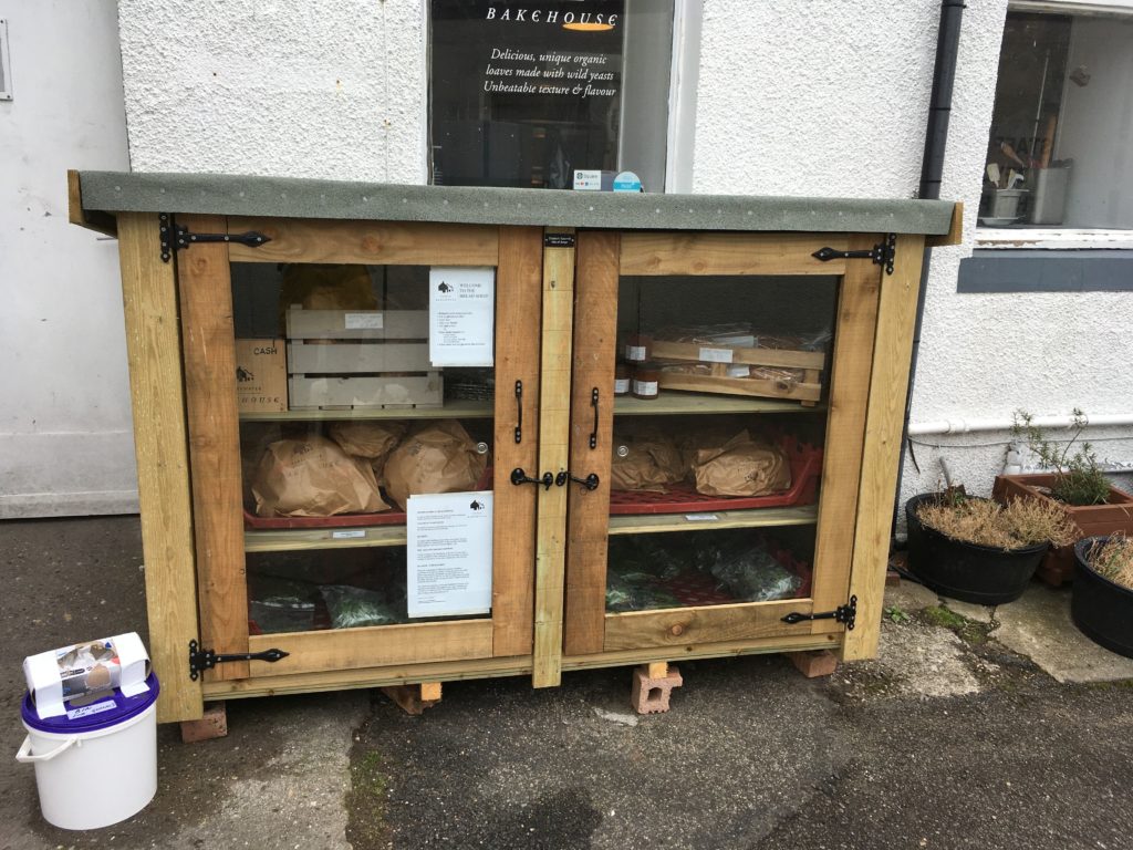 The bread shed at the Blackwater Bakehouse.