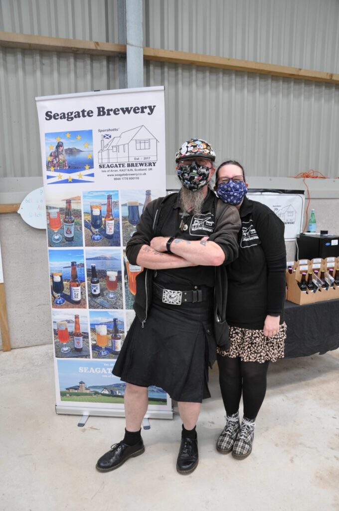 Steven and Katharine Sparshott of Seagate Brewery.