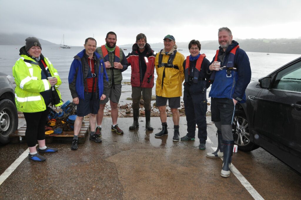 The Arran Coastguard team, unsurprisingly fared well in the water.