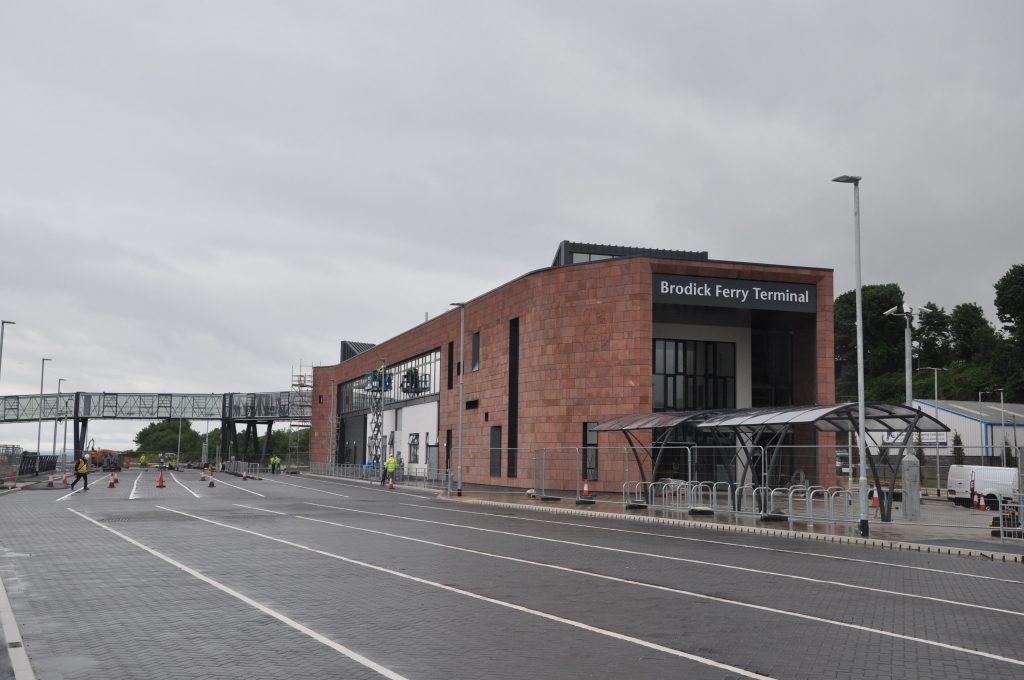 Brodick ferry terminal opening delayed