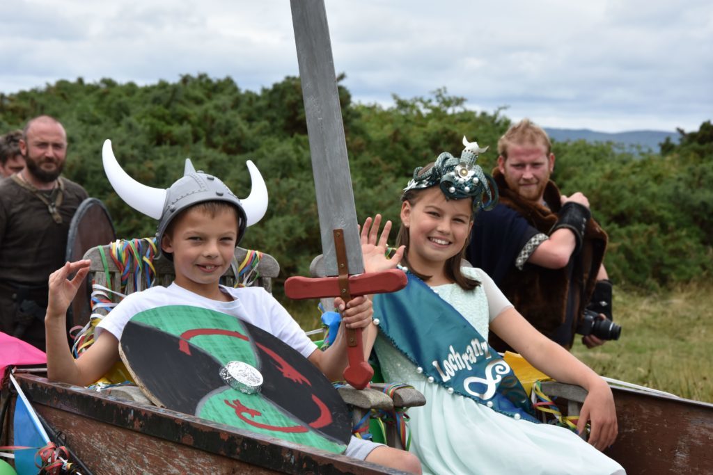 Viking extravaganza at Lochranza