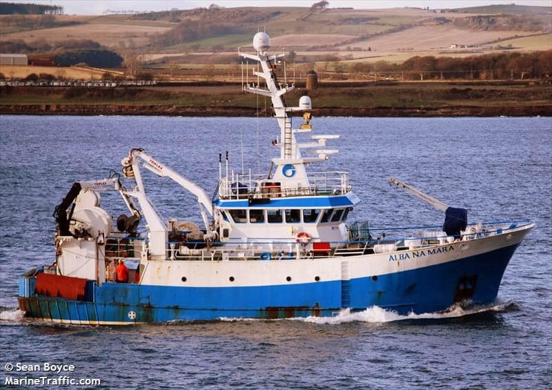 Fisheries vessel was carrying out research