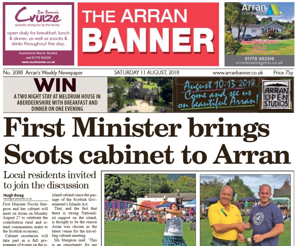 Arran Banner PDF Archive 2018 Arran Banner PDF Archive 2018