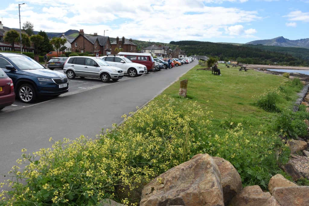 Pay to park in Brodick
