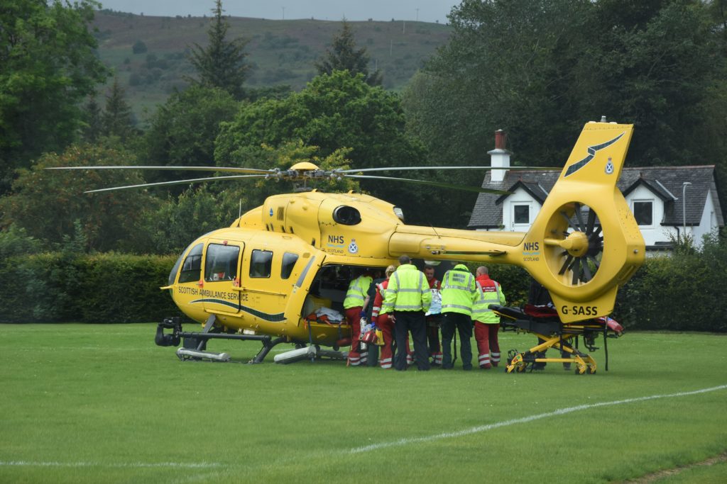 Badly Injured Cyclist Airlifted To Hospital - Arran Banner