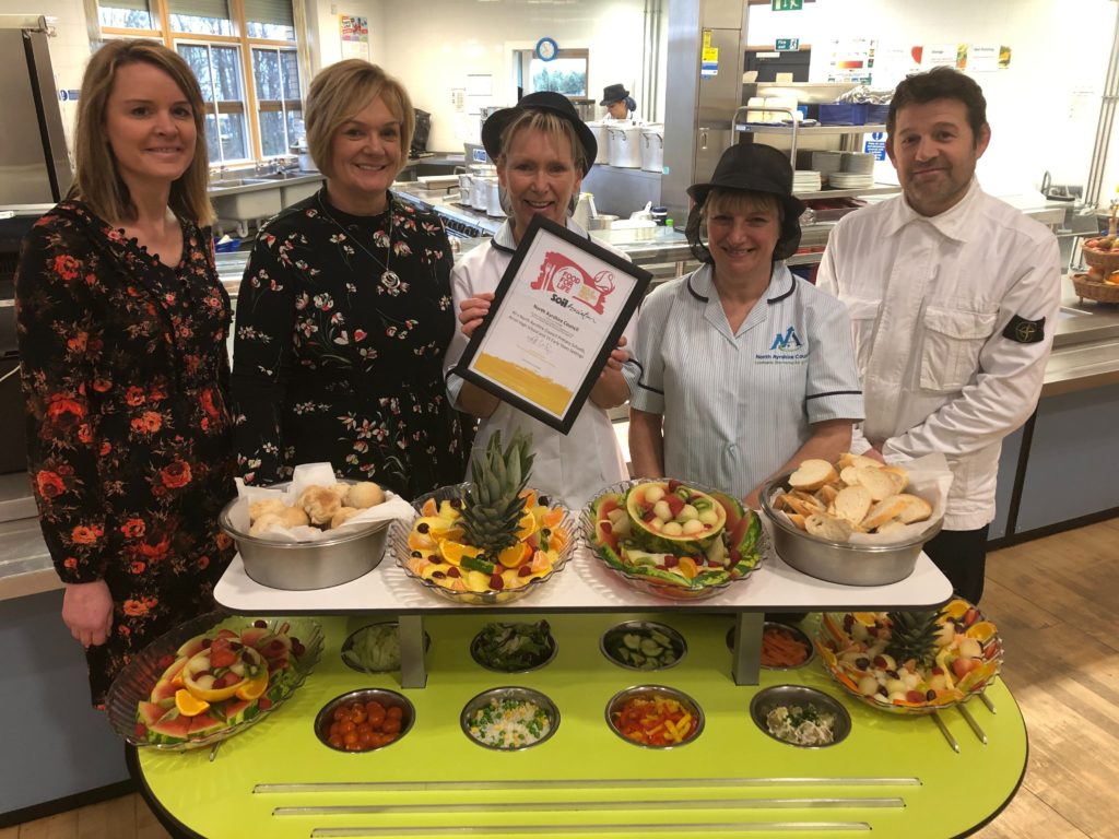 Local produce sees school dinners retain gold award Local produce sees school dinners retain gold award