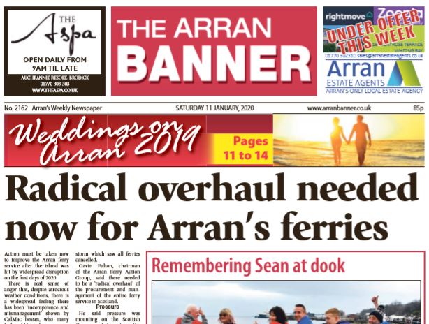 Arran Banner PDF Archive 2020 Arran Banner PDF Archive 2020