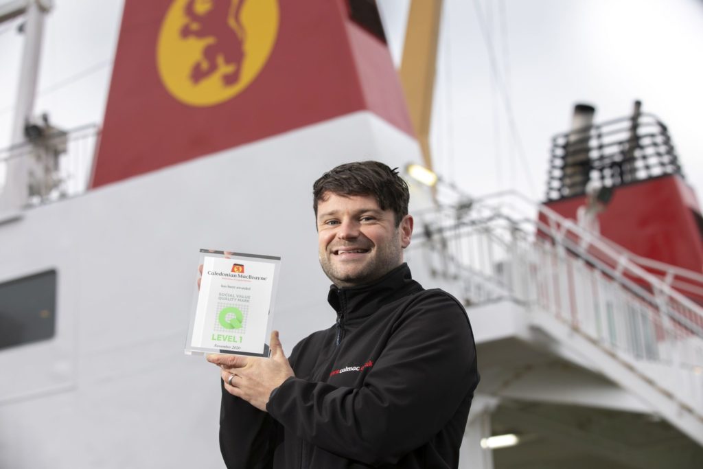 Top award for CalMac community work Top award for CalMac community work