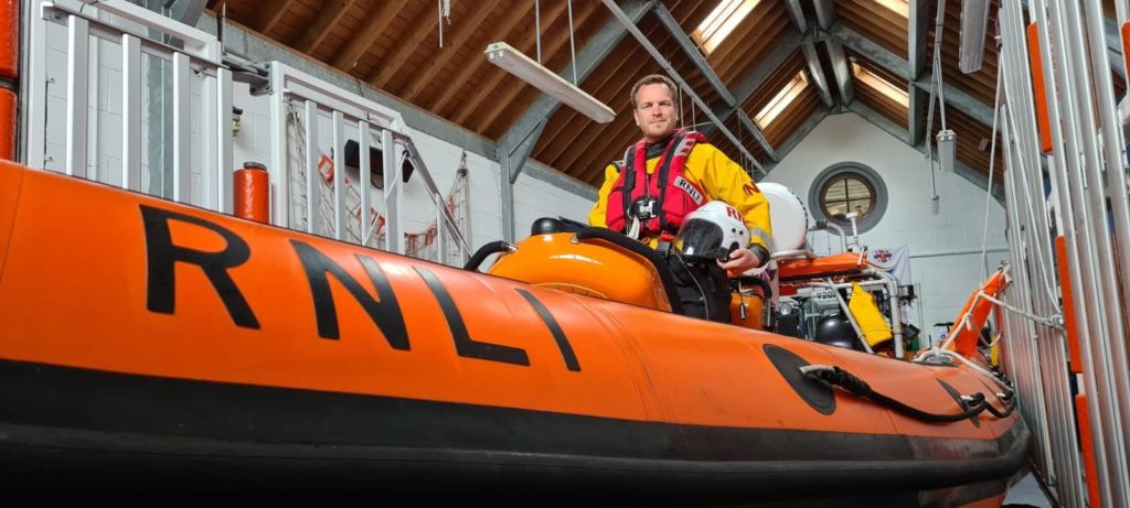 Jet-skier rescued off Corriegills shore