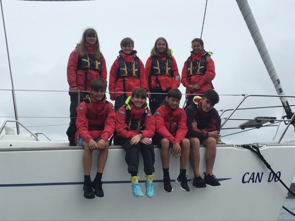 Junior sailors take to the water at last