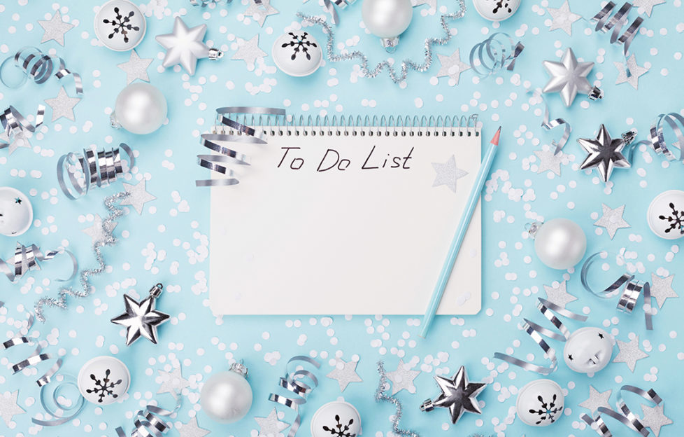 Christmas to do list Pic: Istockphoto