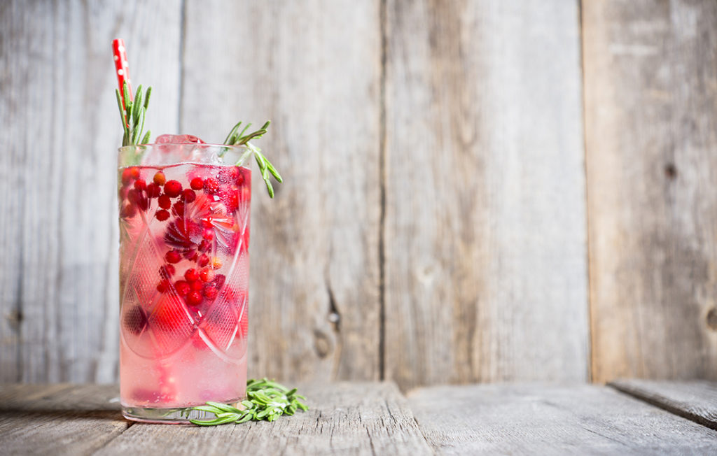 Delicious looking cocktail with cranberries Pic: Istockphoto