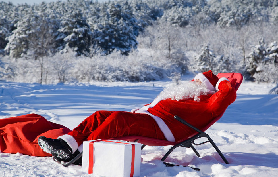 Santa having a rest Pic: Shutterstock