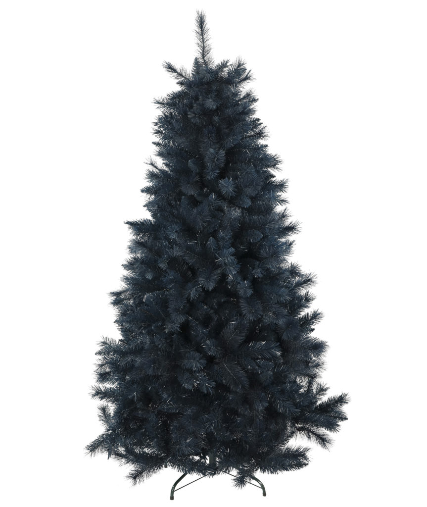 Thick blue-green artificial Christmastree