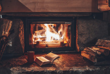 A cosy open fire Pic: Shutterstock