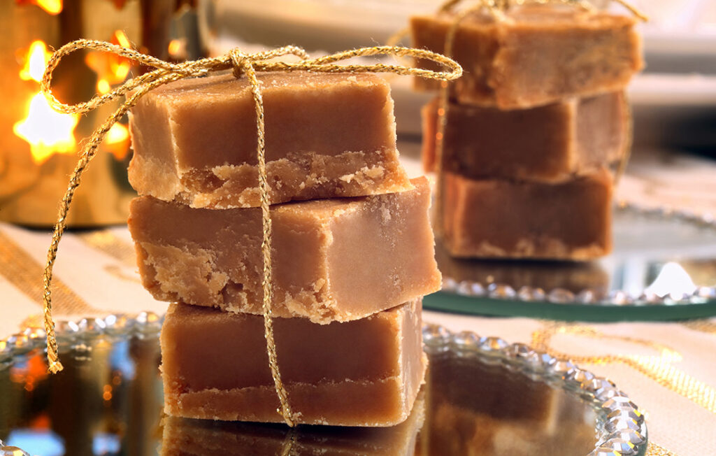 Fudge tied up on dinner table Pic: Shutterstock