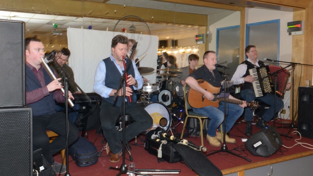 Skipinnish strike up 'First Dance,' Billy's composition.