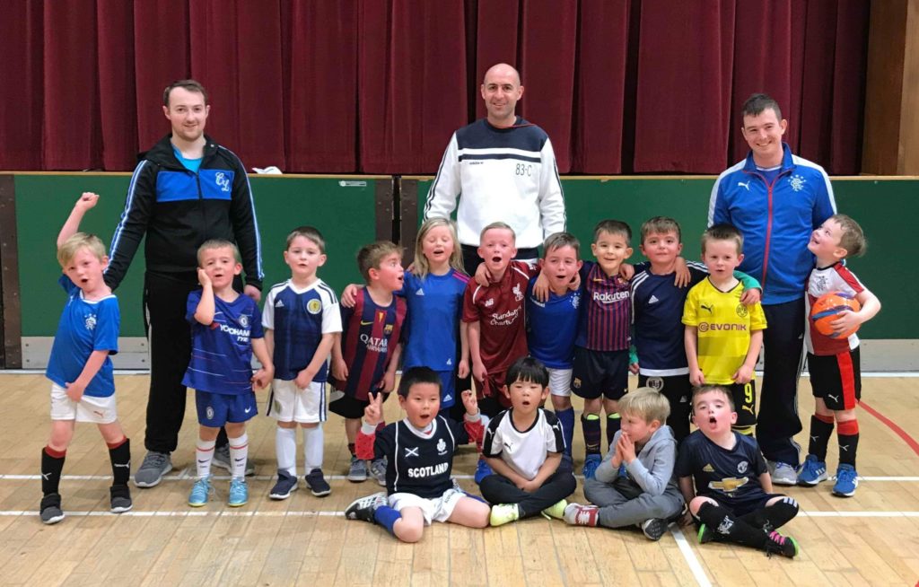 Campbeltown Mini kickers hone football skills Campbeltown Courier