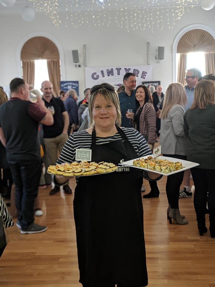 Linda McLean from The Kintyre Larder served 'delicious canapés'.