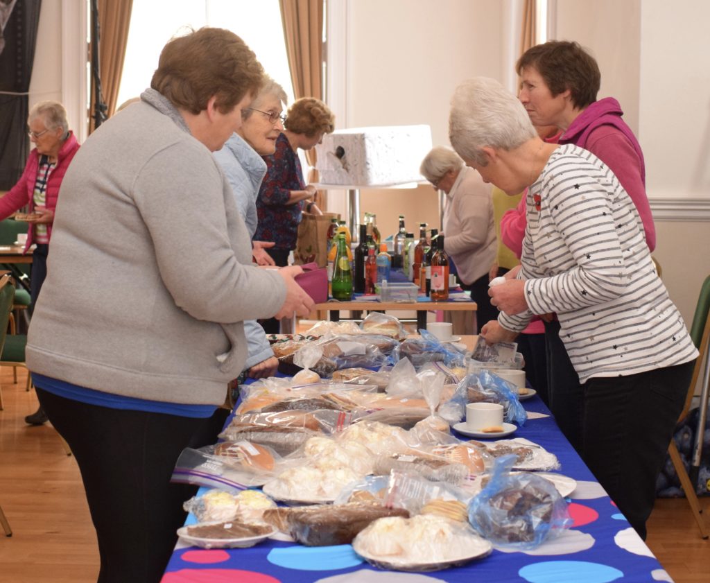 The baking and bottle stalls were as popular as ever.