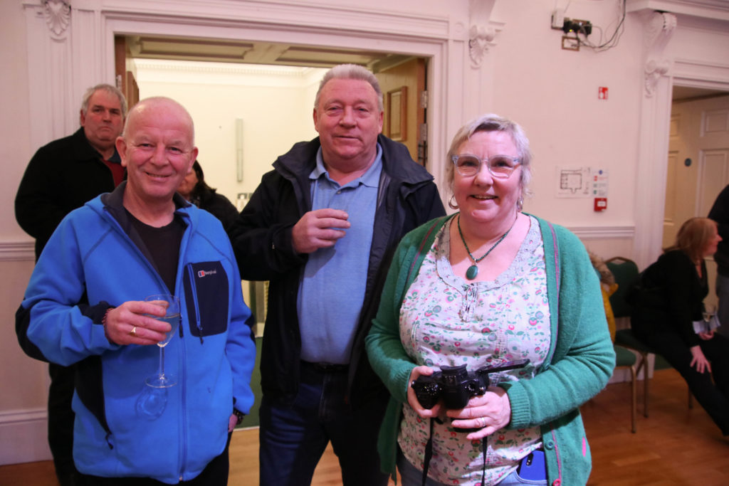 From left: Billy (Cully) Galbraith, Kenny McMillan and Jan Nimmo. Photograph: Kenny Craig.