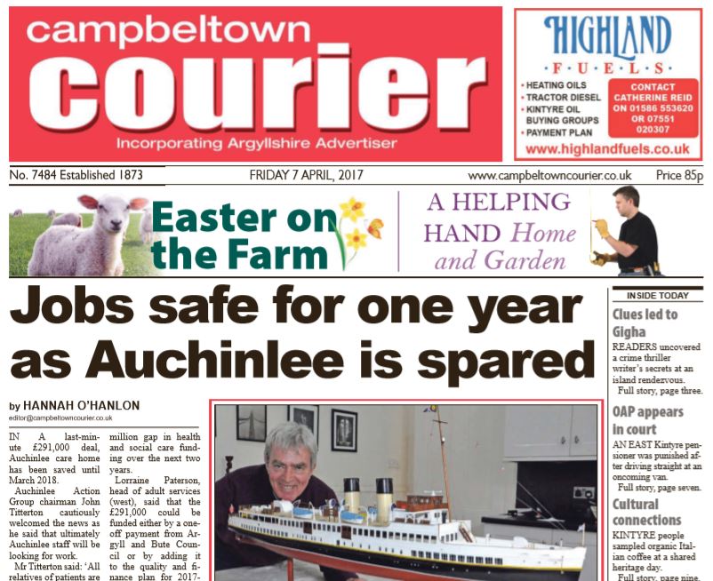 Campbeltown Courier PDF Archive 2017 Campbeltown Courier PDF Archive 2017