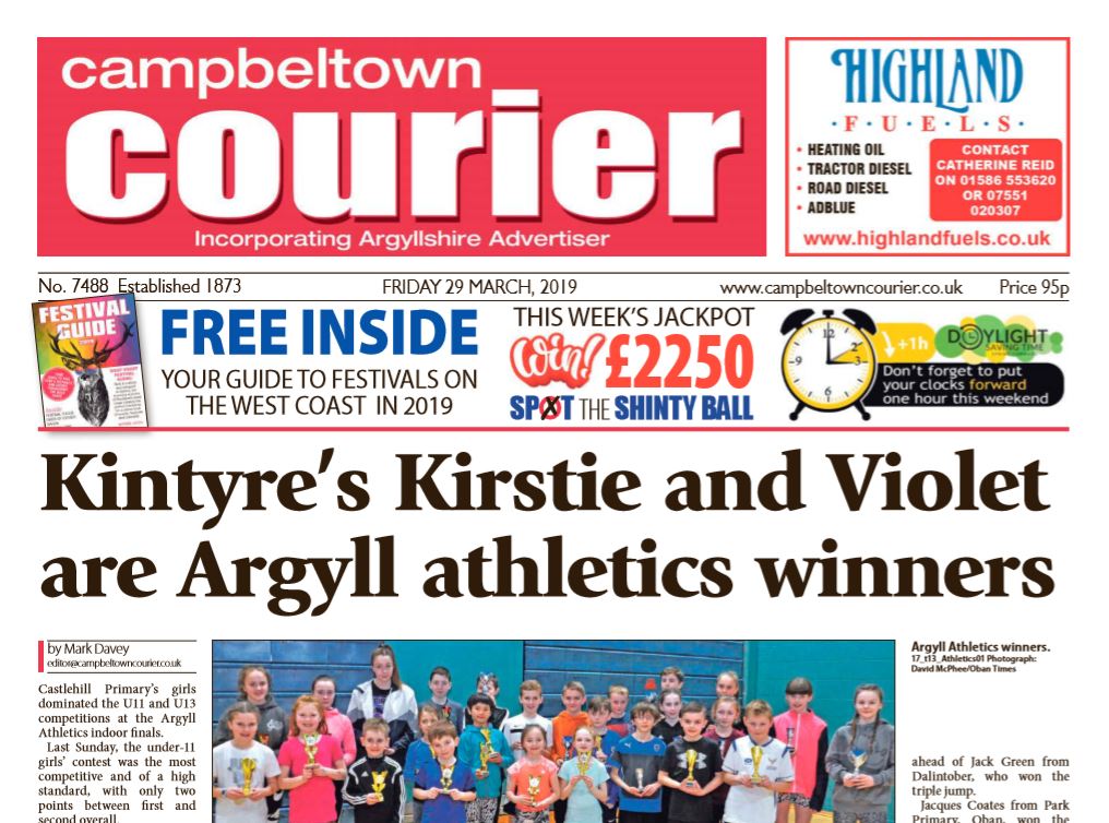 Campbeltown Courier PDF Archive 2019 Campbeltown Courier PDF Archive 2019