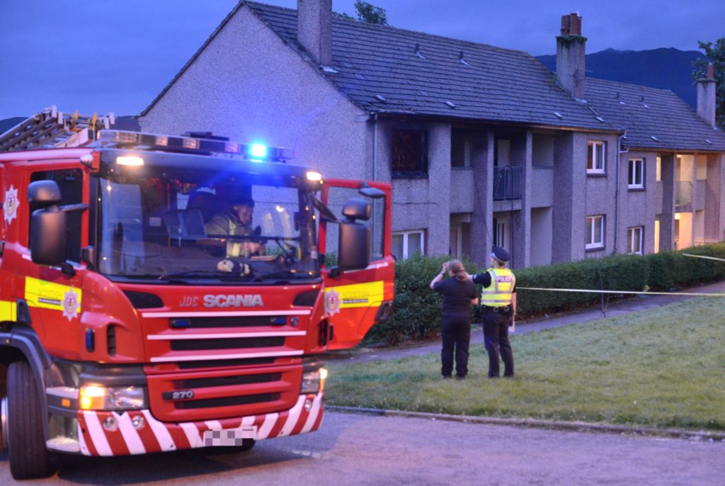 The 2017 fire caused damage to the flat and surrounding properties.
