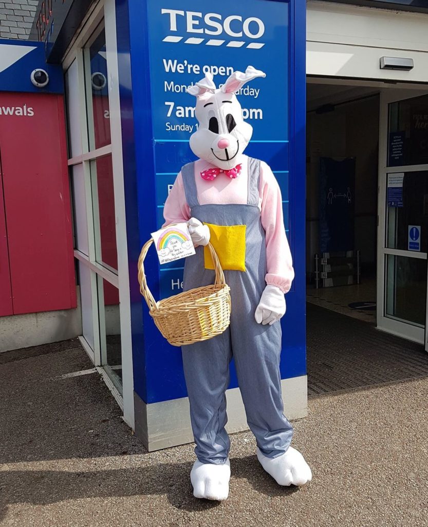 Campbeltown's NHS Easter bunny.
