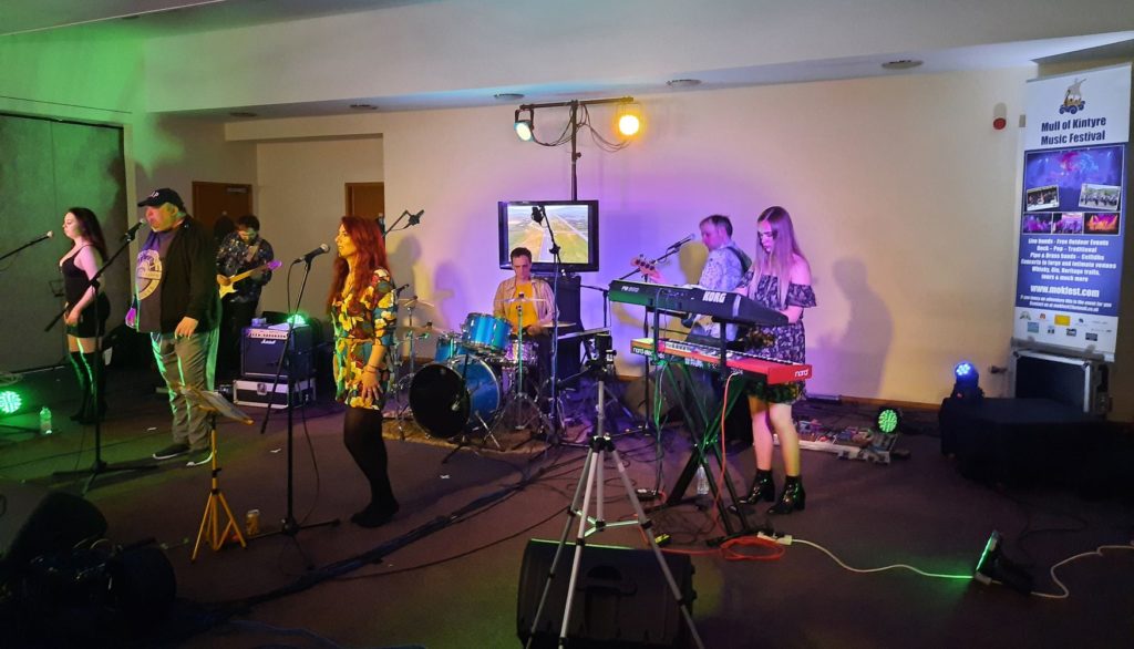 The Officers Mess at MACC Business Park was transformed into a temporary recording studio so sets could be specially recorded for the virtual festival. Photograph: MOK Fest.