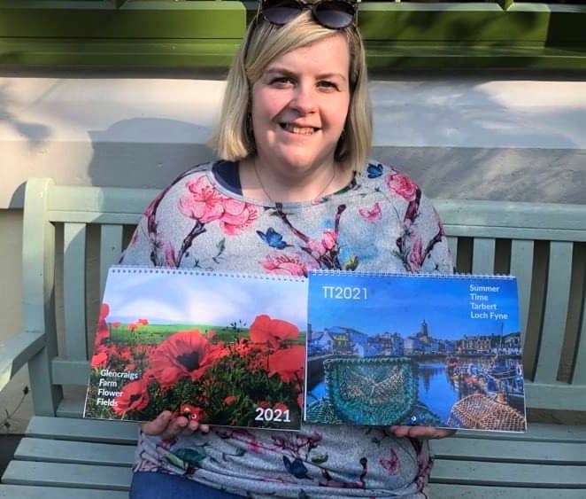 Budding photographer Aileen's colourful charity calendar Campbeltown