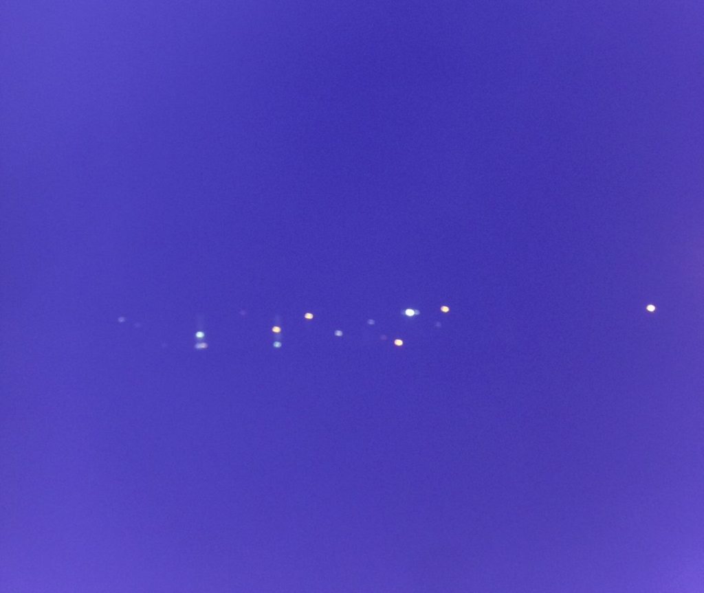 The similar lights spotted from Campbeltown in 2018.