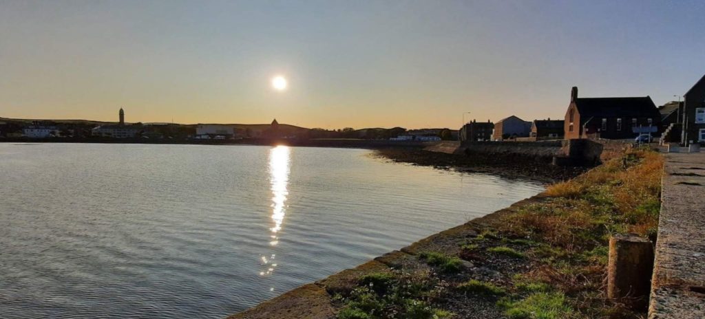 This week's photograph, showing the view of Campbeltown's centre from Dalintober pier, was sent in by Kimberley Robertson.