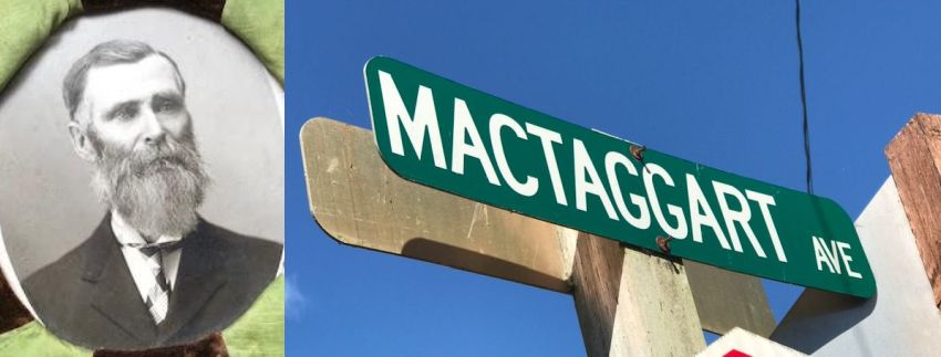 Edward McTaggart, known to Jim's family as 'Washington Ed', was one of the founders of the village Edison, where there is a street named after him.