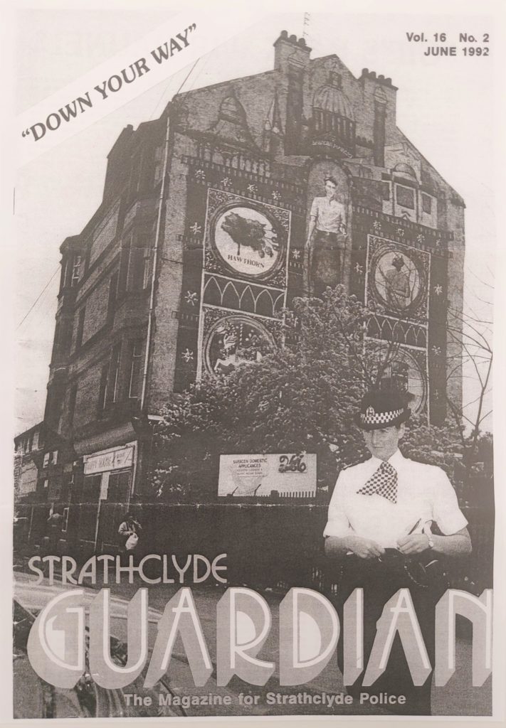 The article appeared in the June 1992 edition of the Strathclyde Guardian.