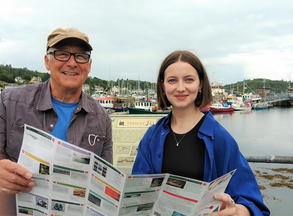 Arthur Ker and Grace Carroll take a look this year's new Artmap brochure exhibiting Argyll artists.